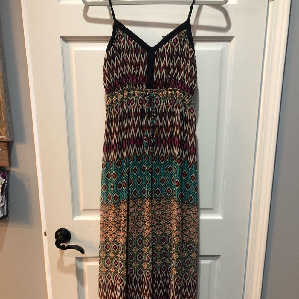 Multi colored maxi dress
